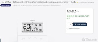 TECH Programovateľný termostat - 4