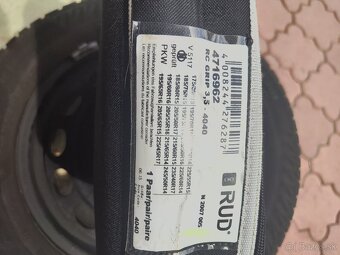 Predám 4ks zimné pneu 205/55/R16 91H s diskami - 4