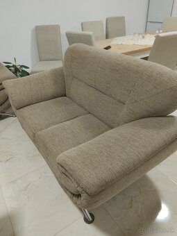 Sedacia súprava 3+2+1 na nožičkách - 4