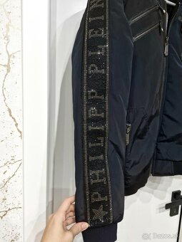 NOVA Philipp Plein panska logivana zimna bunda s kamienkami - 4