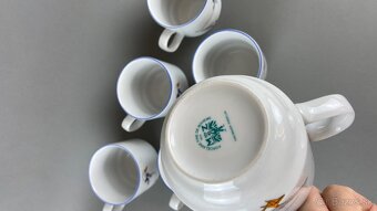 Hrnčeky husi 6ks s modrou linkou, Moritz Zdekauer - 4