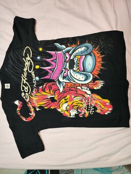 Nové čierne tričko detské 152 Ed Hard - 4