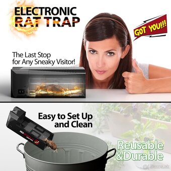 ROSHIELD Elektrická pasca na potkany a myši - 4