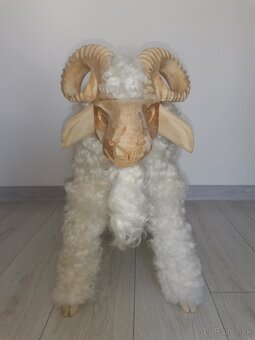 Stolička, taburetka baran - 4