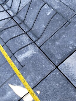 Plotove dielce antracit 123cm, 5mm drot - 4