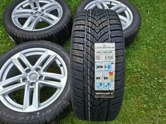 17" ALU orig AUDI 5x112 + zimné 225/50 r17 Dunlop NOVÁ SADA - 4