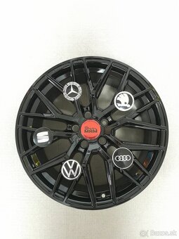 Alu disky R18 5x112 Et30 8J MAM RS4 BP škoda Seat Audi Vw - 4