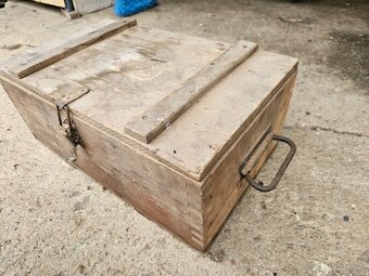 Vojenska drevena krabica bedňa 8. - 4