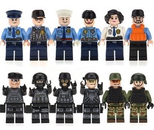 Rôzne sety vojakov (8ks) 2 + doplnky - typ lego - 4