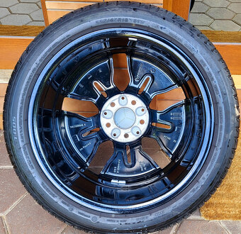 alu R18 5x112 orig. MB B + CLA, senzory, letné pneu 225/45 - 4
