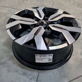 Hliníkové Renault disky 5x114,3 R17 6,5J ET50 - 4