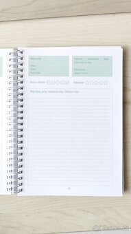 Nový Knižný diár zápisník pre knihomoľov 180 str. Dream&live - 4