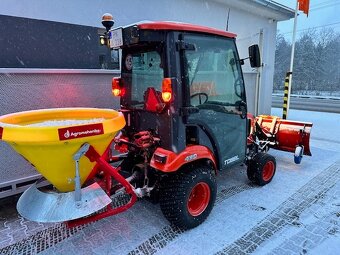 Zánovný traktor Kubota BX231-zimný set 4WD - 4