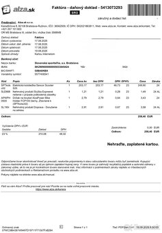 Elektrická kolobežka Sencor Scooter S25 - 4