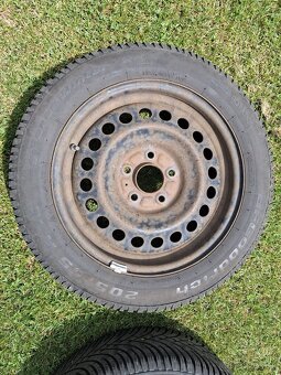 Zimné pneumatiky 205/55 R16 91H na oceľových diskoch + TPMS - 4