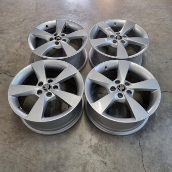 Škoda hliníkové disky 5x100 R16 7J ET46 - 4