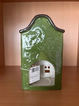 Keramický domček zeleno-čierny - 4