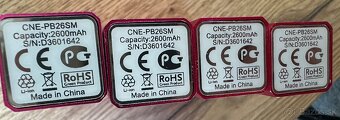 4x TELEKOM Power Bank kapacita 2600 mA - 4
