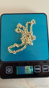 Zlata retiazka anker pilka 14k 585/1000 106,15g - 4