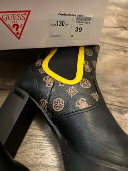 Nové členkove čižmy zn. Guess 39/nove - 4