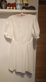 Biele svadobné šaty veľkosť 48 - 4