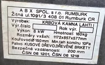 Keramicke krbove kachle ABX 8kw - 4