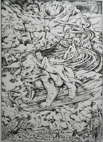 Grafické práce II, akvarely - 4