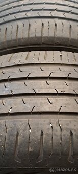Predám 4ks jazdené letné 205/55r16-91V Continental 2+2modely - 4