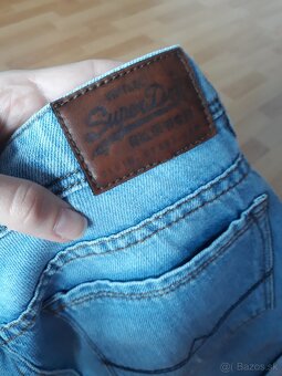 Dámske riflové kraťasy SuperDry - 4