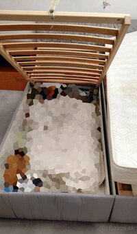 Manželská posteľ 160 x 200 s matracmi a uložným priestorom - 4