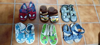 Detská obuv rôzna cca 25 - 35 nosena - 4