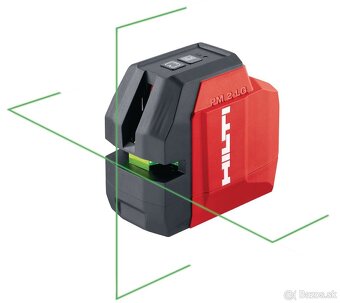 Zelený líniový laser Hilti PM 2-LG + statív PMA 20 - 4