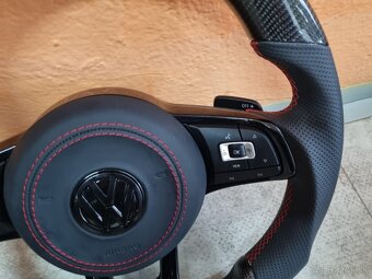 VOLANT VOLKSWAGEN R RLINE GTD GTI - KOZA / KARBÓN - 4