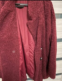 Damsky bordovy kabat - 4