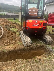 Zemné a výkopové prace minibagrom - 4