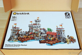 LEGO Bricklink 910047 Středověké tržiště u moře v TOP STAVU - 4