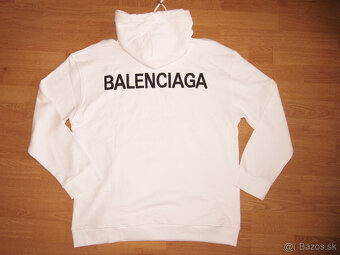 Balenciaga pánska mikina biela - 4