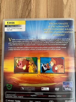 • Na predaj DVD animovaný film Leví kráľ • - 4