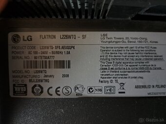 22" LCD monitor LG Flatron L22WTQ-SF - 4
