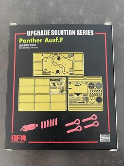 1:35 Panther Ausf. F workable tracks + DOPLNKY (RFM 5045 + R - 4