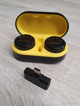 Bezdrôtový mikrofón USB-C sada s nabíjacou krabičkou - 4