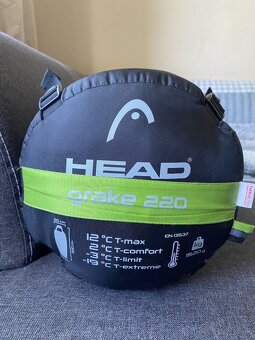 Predám nový spacák HUSKY a zánovný HEAD - 4