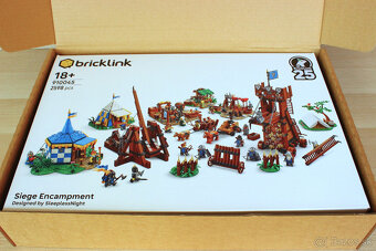 LEGO Bricklink 910045 Obléhací tábor / TOP STAV - 4