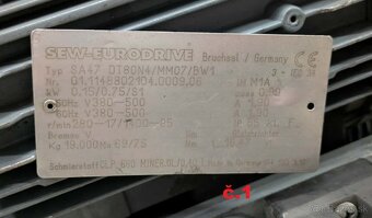 Elektromotory s prevodovkou SEW 3x - 4