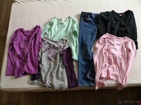 Dievčenské oblečenie 110 a 116 - 4