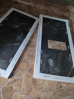 predám zvyšné obklady Shinestone Black Mat 119,8x59,8 - 4