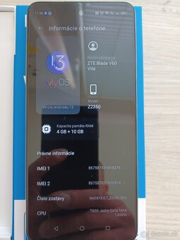 Predám ZTE BLADE V60 VITA - 4