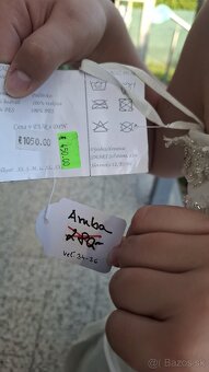 Svadobné šaty bez ramienok s vlečkou - 4