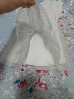 Biele šaty Gamex veľkosť 62 - 4