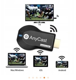 Adaptér Wi-Fi AnyCast M2 Plus na TV streaming - 4